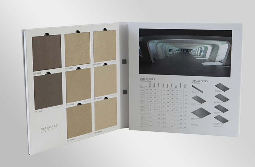 Pastas de amostras cerâmicas